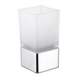 Vaso cuadrado cromo PYP