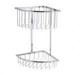 Jabonera esqu. Doble cromo PYP