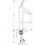 Grifo de lavabo 220 Starck Axor - Imagen 2