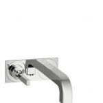 Grifo de lavabo empotrado con placa 225 Citterio Axor