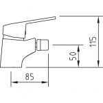 Grifo de Bidé s-12 Clever - Imagen 3