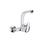 Grifo de fregadero Mural con caño superior Clever
