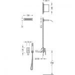 Kit de ducha empotrado TRES Slim Exclusive - Imagen 3