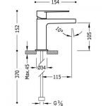 Grifo de lavabo Class TRES - Imagen 4
