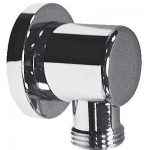 Codo con toma de pared TRES para flexo toma agua 1/2"