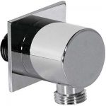 Codo con toma para pared TRES