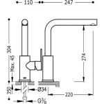 Grifo de fregadero TRES Flex - Imagen 3