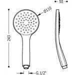 Teléfono ducha TRES anticalcarea - Imagen 3
