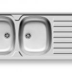 Fregadero INTERNATIONAL 2 Senos + Escurridera PYRAMIS