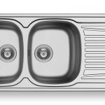 Fregadero SPARTA 2 Senos + Escurridera PYRAMIS