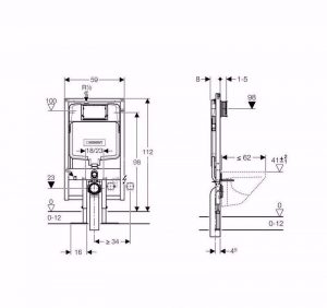 Cisterna Empotrada Duofix Sigma Geberit 12 - Imagen 3