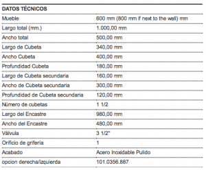 Fregadero Franke SMART SRX-651 - Imagen 2