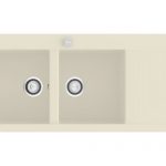 Fregadero Shira Poalgi 2 senos y escurridor