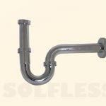 Sifón curvo extensible metálico Sena Solfless