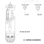 Mecanismo doble descarga Roca universal - Imagen 2