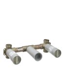 Cuerpo empotrado para batería de lavabo y bañera