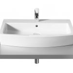 Lavabo Roca Hall para semipedestal o sobre encimera