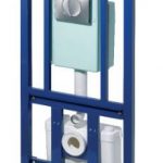 Bastidor Saniwall Pro con cisterna y triturador empotrados