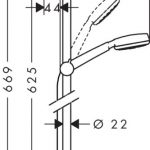 Set ducha Crometta 100 1jet Hansgrohe - Imagen 2
