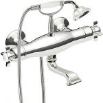 Bañera-ducha RETRO termostática con soporte TRES