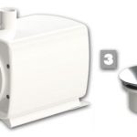 Bomba Sanifloor +3 con válvula para plato de ducha