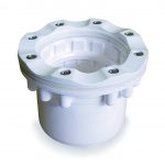 Boquilla de aspiración para rebosadero con liner