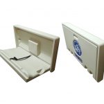 Cambiapañales horizontal Nofer adosado de polietileno