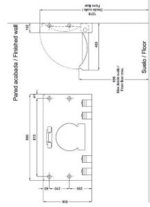 Cambiapañales horizontal Nofer adosado de polietileno - Imagen 4