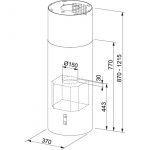 Campana Franke TUBE ISLA - Imagen 3