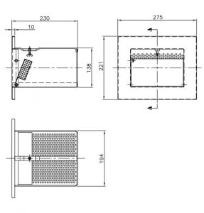 Cesto para skimmers A-201 y A-202 - Imagen 2