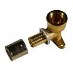 Codo Rosca Hembra con soporte I-PERT Isoltubex