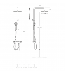 Columna ducha Even-T Round Roca - Imagen 3