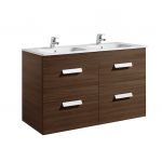 Conjunto de mueble y lavabo 2 cajones Unik Debba Standard Roca