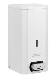 Dosificador jabón líquido pulsador Mediclinics