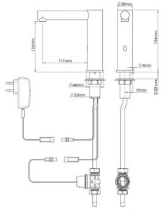 Grifo electrónico Nofer automático - Imagen 2