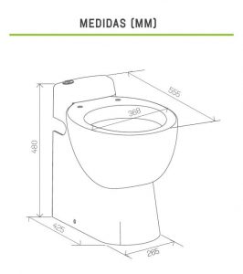 Inodoro Sanicompact Pro con triturador - Imagen 3