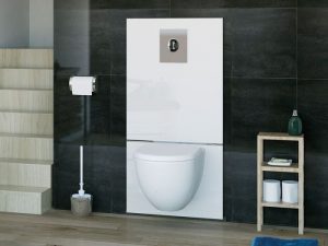 Bastidor Saniwall Pro Up con cisterna y triturador empotrados - Imagen 2