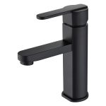 Grifo de lavabo negro mate IMEX ROMA