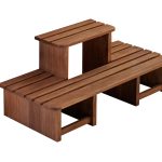 Escalera para jacuzzi Roca alta