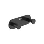 Percha doble negro mate Roca Hotels