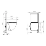 Inodoro SANICOMPACT COMFORT PLUS - Imagen 4