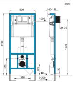 Cisterna empotrada Roca Armani (bastidor) - Imagen 2