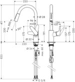 Grifo de Fregadero Hansgrohe Focus M41 - Imagen 3