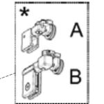 Soporte superior Mampara Roca Easy