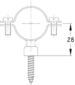 Abrazadera para tubo de descarga Grifaru - Imagen 2