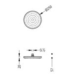 Rociador de ducha TRES - Imagen 2